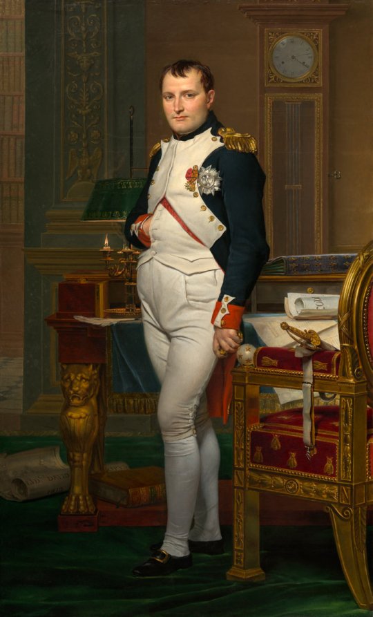 Napoleon in his study.